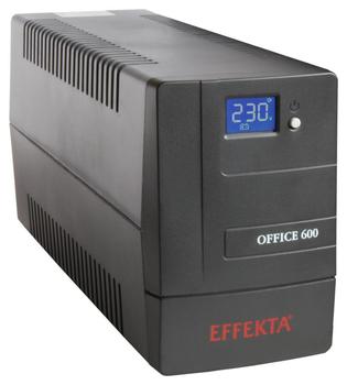 EFFEKTA Line-Interaktive-USV,  400VA, USB/ RS232,  PVC-Gehäuse,  Office 400, Lüfterlos,  (ACX11OFS40000RS0)