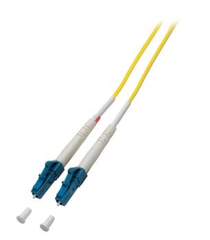 OEM LWL-1-Faser-Patchk.  0, 5mtr.LC-LC,   9/125um, OS2, AD=2mm, Achtung Simplex! (O0948.0,5)