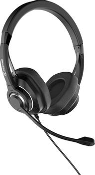 VOXICON USB Headset VXI6B ANC Stereo USB-A Svart (VX-i6B)