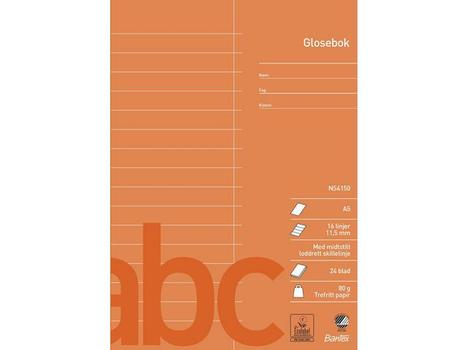 BANTEX Glosebok BANTEX A5 80g 11,5mm delelinje (100052078*10)