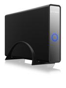 ICY BOX Gehäuse,ext.SATA 2,5/3,5/SSD 1x /USB 3.2(Gen2), Black, IB-382H-C31,