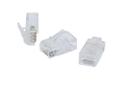SYNERGY TP-Stecker TP,ungeschirmt,RJ-45, 100-Pack, für Flachkabel, Synergy 21,