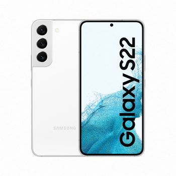 SAMSUNG Galaxy S22 128GB (hvit) Smarttelefon,  6,1" FHD+ Dynamic AMOLED, 8GB ram. Kamera: 50+10+12 og 10MP (SM-S901BZWDEUB)