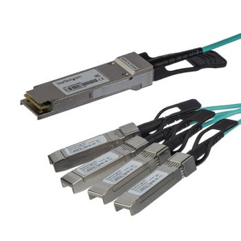 STARTECH Cisco QSFP-4X10G-AOC7M Compatible - QSFP+ to 4x SFP+ - 7 m 23 ft. (QSFP4X10GAO7)