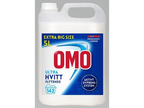 Omo Tøyvask OMO Ultra Hvitt flytende 5L (1200961)