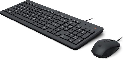 HP 100 Wired Mouse and Keyboard (240J7AA)