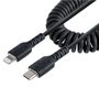 STARTECH StarTech.com USB C To Lightning Cable 1m 3ft Coiled (RUSB2CLT1MBC)