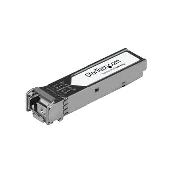 STARTECH StarTech.com Extreme Networks 10056H Compatible SFP Module, 1000BASE-BX-D,  1 Gigabit Ethernet Bi-Directional (BiDi) Fiber Single Strand SFP (SMF), LC 10km, Mini GBIC Transceiver SFP Module - Lifetime  (10056H-ST)