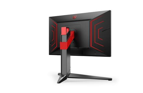 AOC Gaming AG274UXP - AGON4 Series - LED monitor - gaming - 27" - 3840 x 2160 4K @ 144 Hz - Nano IPS - 450 cd/m² - 1000:1 - DisplayHDR 600 - 1 ms - 2xHDMI, DisplayPort,  USB-C - speakers - matte black fr (AG274UXP)