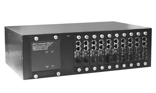 MICROSENS Medienkonverter Chassis 3HE, MS400011 (MS400011)