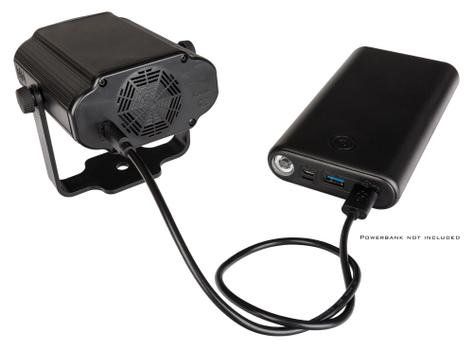 JB SYSTEMS USB LASER Grønn + Rød 30mW grønn + 80mW rød. USB-C inn (B06218)