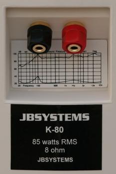JB Systems K-80/ White (1 pair) (B00671)