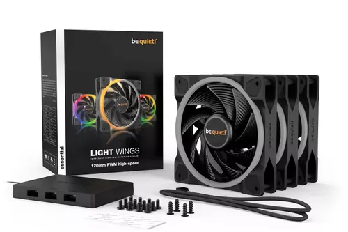 BE QUIET! LIGHT WINGS 120mm PWM high-speed Triple-Pack (BL077)