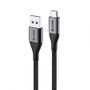 ALOGIC Ultra USB-A till USB-C kabel 3A/ 480Mbps - Rymdgrå