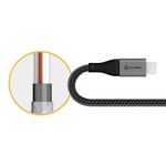 ALOGIC Ultra USB-C till USB-C kabel 5A/ 480Mbps 3 m - Rymdgrå (ULCC203-SGR)