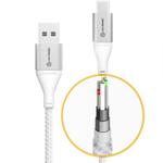 ALOGIC Ultra USB-C till USB-C kabel 5A/ 480Mbps 3 m - Silver (ULCC203-SLV)
