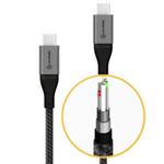 ALOGIC Ultra USB-C till USB-C kabel 5A/ 480Mbps 3 m - Rymdgrå (ULCC203-SGR)