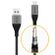 ALOGIC Ultra USB-A till USB-C kabel 3A/ 480Mbps 3 m - Rymdgrå (ULCA203-SGR)