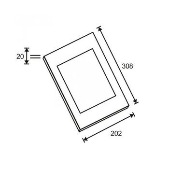 Omb ipadteline valkoinen - seinälle (4500)
