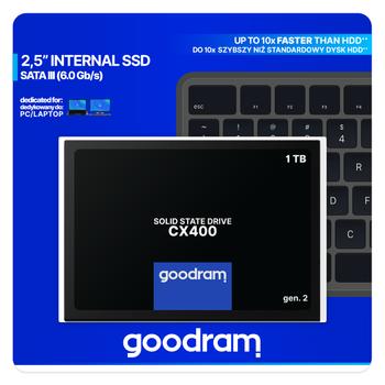 GOODRAM Cx400 Gen.2 2.5" 1024 Gb  (SSDPR-CX400-01T-G2)