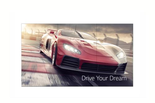 LG Signage Display Videowall 0.9mm 4K Loop 55inch IPS FHD 500cd/m2 24/7 webOS (55VM5J-H)