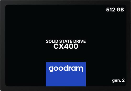 GOODRAM CX400 SSD 512GB  2,5"  (6,3cm) SATAIII  CX400 Gen.2 intern retail (SSDPR-CX400-512-G2)