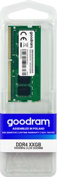 GOODRAM Memory Module 4 Gb 1 X 4 Gb  (GR2400S464L17S/4G)