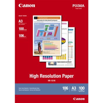 CANON HR-101N HIG RES PAPER A3 100 SHEET NS (1033A005)