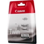 CANON BCI-15BK ink cartridge black standard capacity 2 x 5.3 ml 2 x 121 pages 2-pack