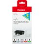 CANON PGI-9 MBK, PC, PM, R, G ink cartridge black and four colour standard capacity combopack blister with alarm