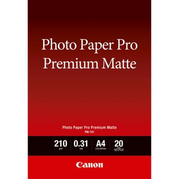 Canon PM-101 Premium Matte Photo Paper Pro A4 - 20 Sheets