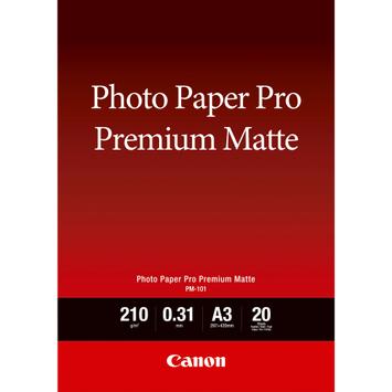 Canon PM-101 Premium Matte Photo Paper Pro A3 - 20 Sheets (8657B006)
