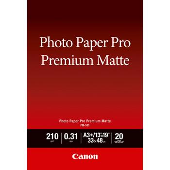 CANON PM-101 A3+ 20SH PHOTO PAPER PREMIUM MATTE A3+ 20 SHEETS (8657B007)
