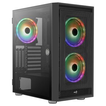 AEROCOOL Graphite black v3 MicroATX/ ATX/ MiniITX o.N Midi (ACCM-PB24133.11)