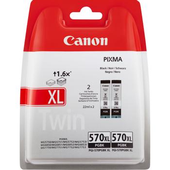 CANON Ink Cart/ PGI-570XL PGBK Blister w/Sec (0318C007 $DEL)