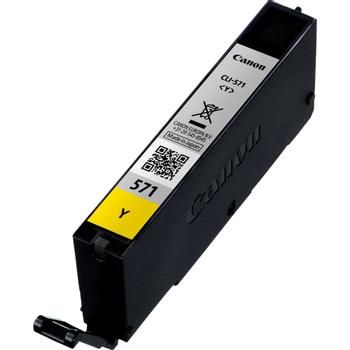 CANON n CLI-571Y - 7 ml - yellow - original - ink tank - for PIXMA TS5051, TS5053, TS5055, TS6050, TS6051, TS6052, TS8051, TS8052, TS9050, TS9055 (0388C001)