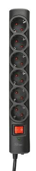 TRUST 6Port Surge Guard EU (21059)