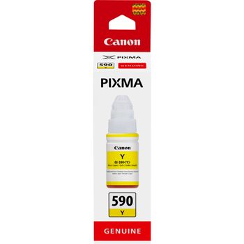 CANON n GI 590 Y - 70 ml - yellow - original - ink refill - for PIXMA G1501, G1510, G2500, G2501, G2510, G3410, G3500, G3501, G3510, G4410, G4500, G4511 (1606C001)