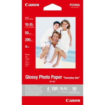 CANON PHOTO PAPER GLOSSY GP-501 4x6 50 Sheets (0775B081)