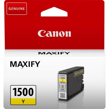 CANON n PGI-1500 Y - 4.5 ml - yellow - original - ink tank - for MAXIFY MB2050, MB2150, MB2155, MB2350, MB2750, MB2755 (9231B001)