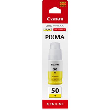 CANON n GI 50 Y - Yellow - original - ink refill - for PIXMA G5050, G6050, G7050, GM2050, GM4050 (3405C001)