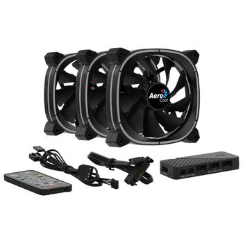 AEROCOOL Astro12Pro Kit 3 Fans Pc 12Cm  (ACF3-AT10217.02)