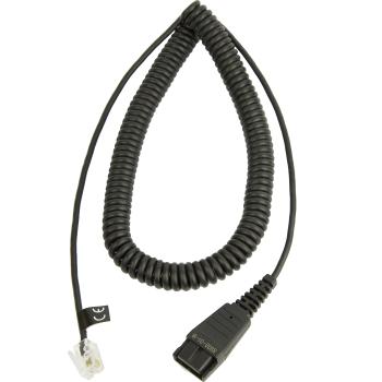 JABRA QD Cord to RJ9 for Nortel (8800-01-19)