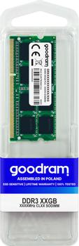 GOODRAM 4Gb Ddr3 Pc3-12800 Memory  (GR1600S364L11S/4G)