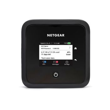 NETGEAR R Nighthawk M5 Mobile Router (MR5200) - Mobile hotspot - 5G LTE Advanced - 4 Gbps - GigE, Wi-Fi 5, 802.11ax (MR5200-100EUS)