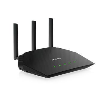 NETGEAR RAX10 - Wireless router - 4-port switch - GigE - 802.11a/ b/ g/ n/ ac/ ax - Dual Band (RAX10-100EUS)