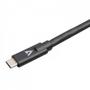 V7 USB-C 3.2 GEN2 CABLE 2M BLACK VIDEO DATA PWR 4K 60HZ 10GBPS 3A CABL (V7USBC10GB-2M)