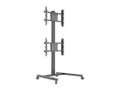 MULTIBRACKETS M Display Stand 180 Dual Vertical Black (7350105212215)