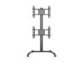MULTIBRACKETS M Display Stand 180 Dual Vertical Black (7350105212215)