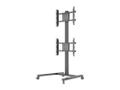 MULTIBRACKETS M Display Stand 180 Dual Vertical Black (7350105212215)